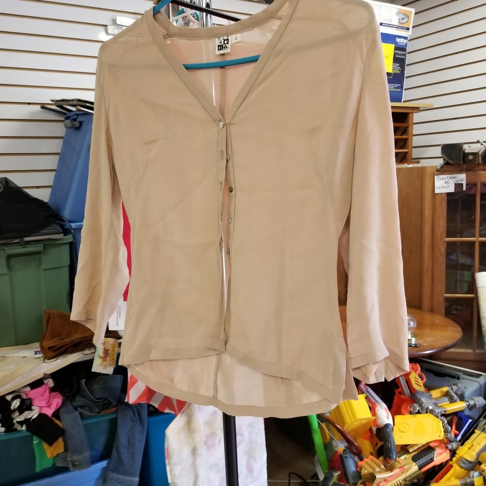 Sheer dress shirt